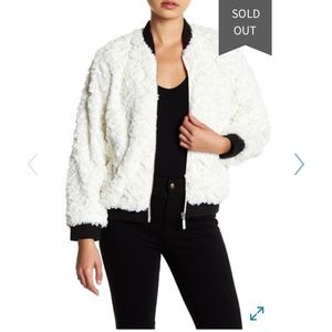 Faux fur jacket